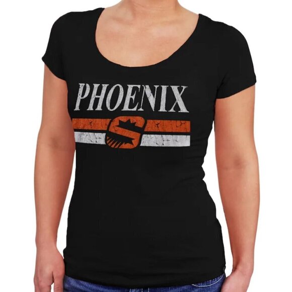 NBA Tops - Women's Phoenix Sun NBA Cosmo Tri-Blend Scoop Neck T-Shirt Size XL NEW